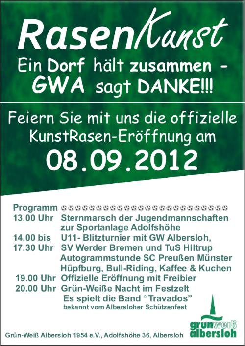 GWA sagt "Danke"