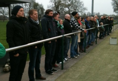 Gut 50 GWA-Fans machten das Auswärtsspiel in Drensteinfurt mal wieder zu einem Heimspiel.