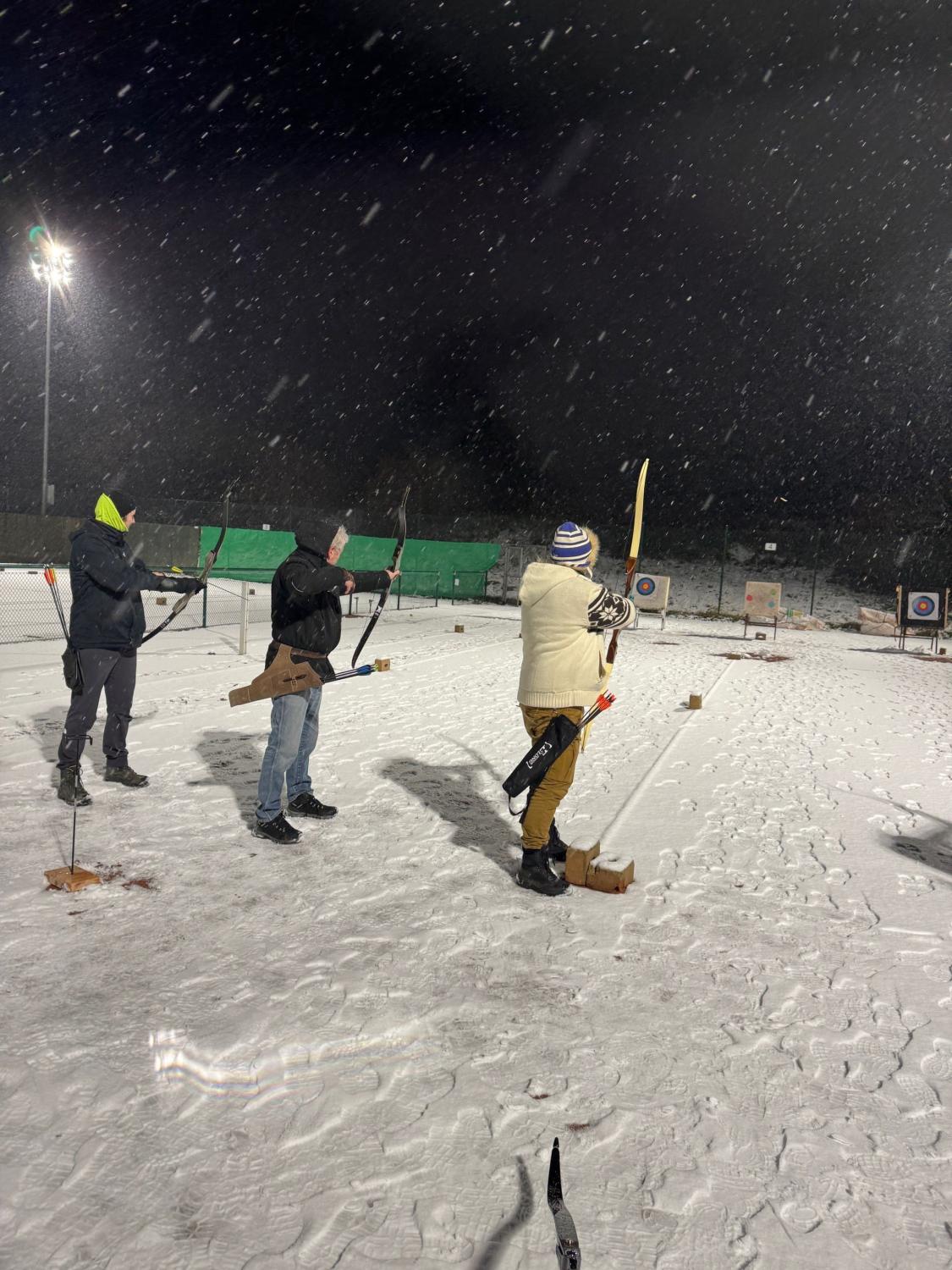 Schießen im Schnee 1