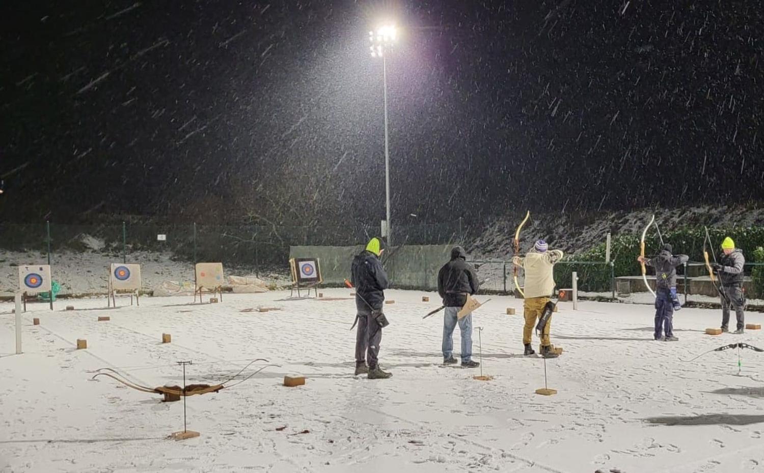 Schießen im Schnee 3